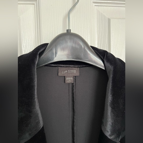 J.Jill Velvet Black Blazer - Picture 3 of 7